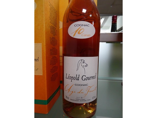 3x 70cl léopold gourmel cognac - afbeelding 2 van  3