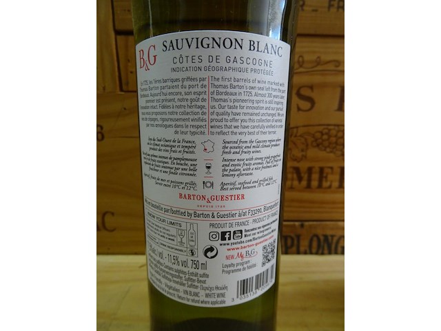 3x 75cl barton & guestier 2018 + 3x 75cl greywacke 2023 - afbeelding 3 van  6