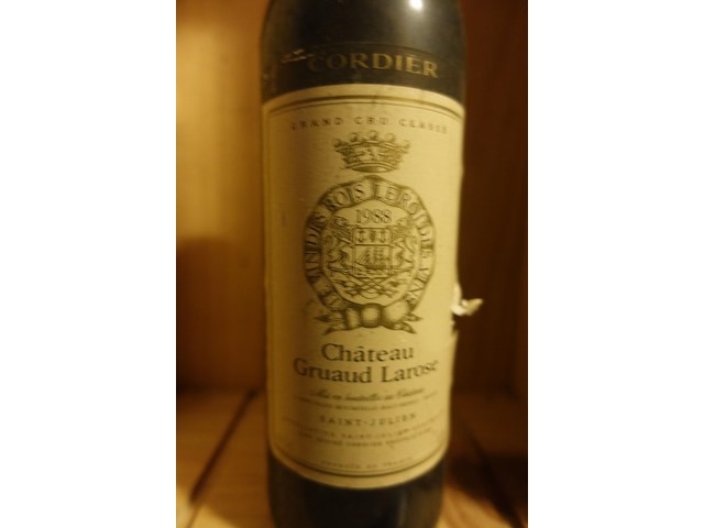 3x 75cl chateau gruaud larose 1988 - afbeelding 2 van  3