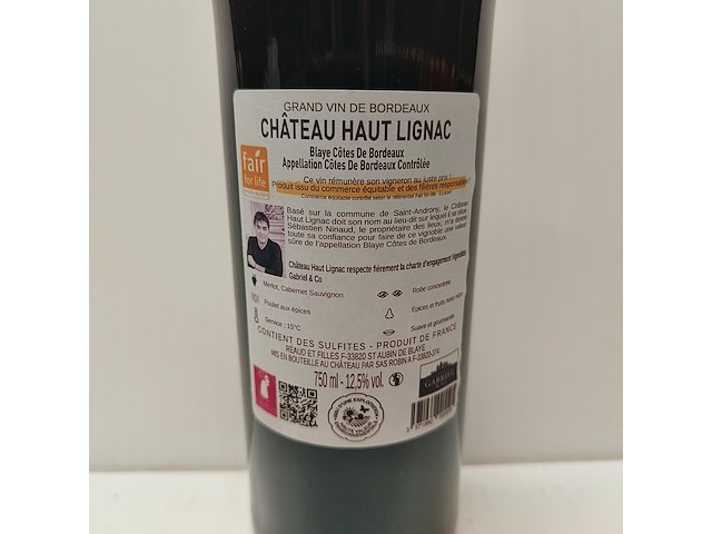 3x 75cl château haut lignac - afbeelding 2 van  3