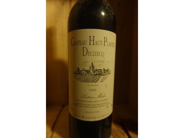 3x 75cl chateau haut-plantey 1995 - afbeelding 2 van  3