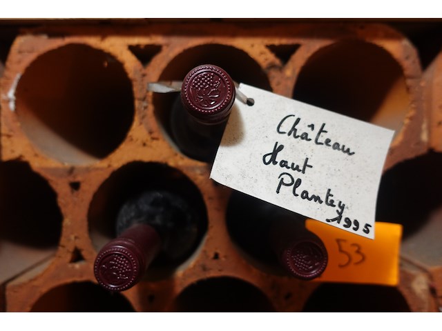 3x 75cl chateau haut-plantey 1995 - afbeelding 3 van  3