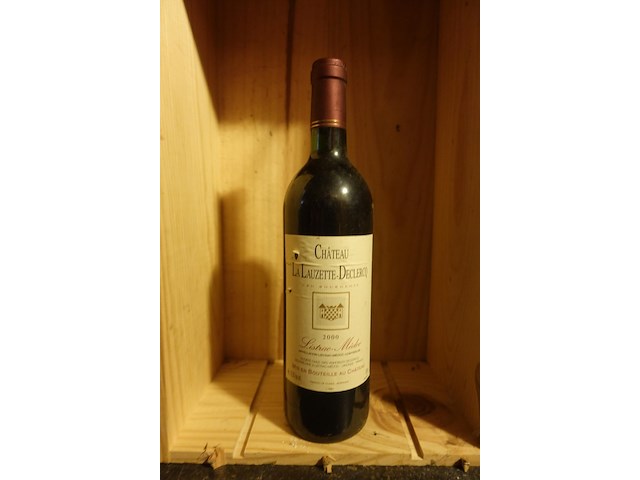 3x 75cl chateau la lauzette declercq 2000 - afbeelding 1 van  3
