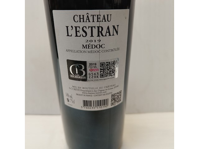 3x 75cl chateau l'estran - afbeelding 3 van  3