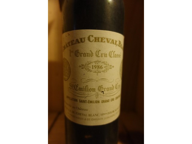 3x 75cl cheval blanc 1986 - afbeelding 2 van  3
