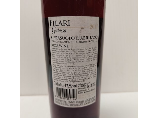 3x 75cl filari galasso rosé - afbeelding 2 van  2