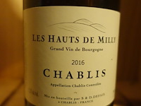 3x 75cl les hauts de milly chablis 2016 - afbeelding 2 van  3