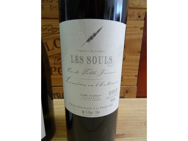 3x 75cl les souls 2007 + 3x 75cl pouilly - fuissé héritage 2018 - afbeelding 2 van  5