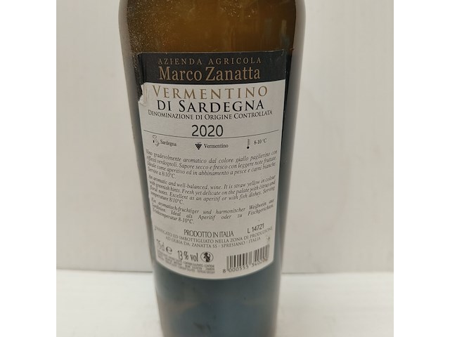 3x 75cl marco zanatta (witte wijn) - afbeelding 2 van  2