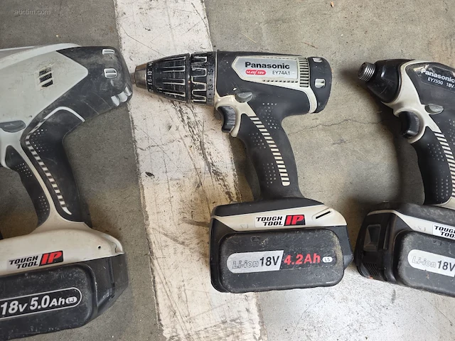 (3x) accu gereedschappen panasonic ey74a1, ey78a1... - afbeelding 3 van  5