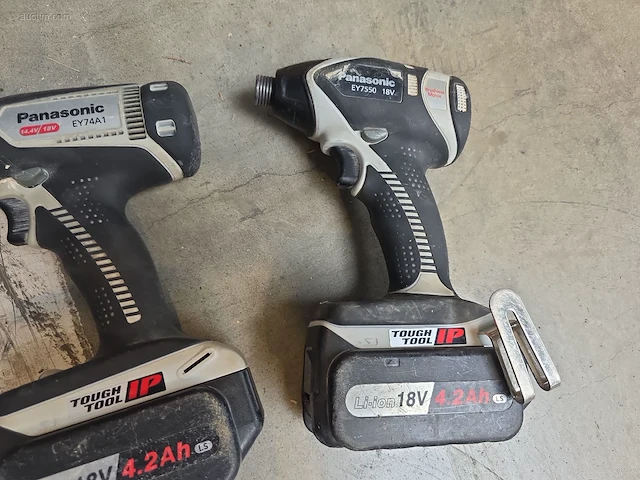 (3x) accu gereedschappen panasonic ey74a1, ey78a1... - afbeelding 4 van  5