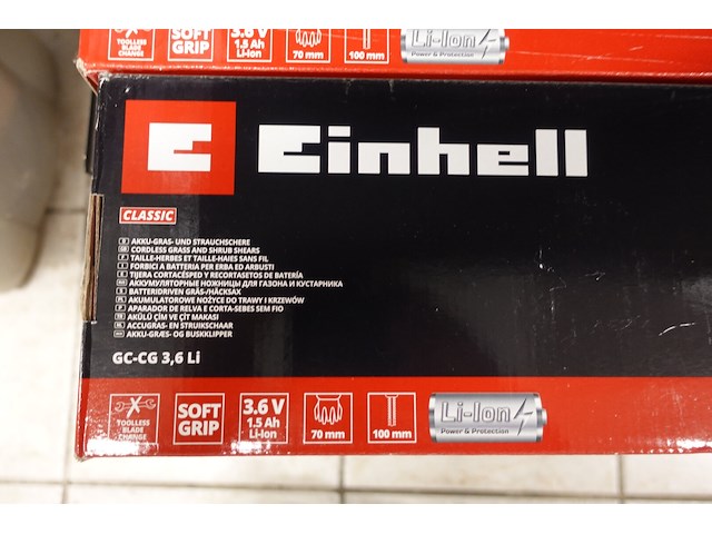 3x accu grastrimmer einhell - afbeelding 3 van  5