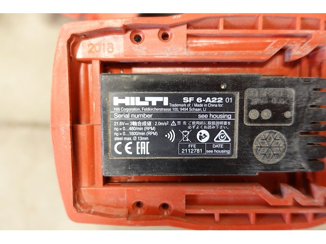 3x accu schroefmachine hilti - afbeelding 3 van  7