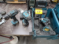 3x accu vijsmaxchine makita - afbeelding 1 van  4