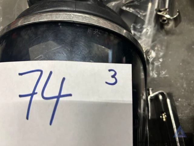 3x ademluchtmaskers dräger panorama nova, met spanbeugel. - afbeelding 2 van  2