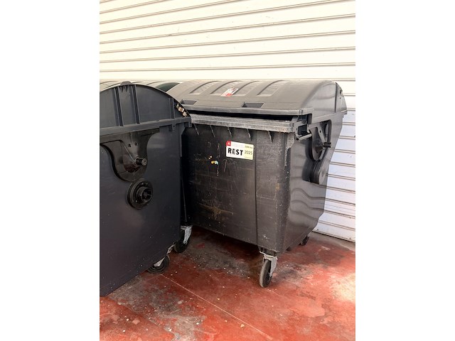 3x afvalcontainer van 1100 liter - afbeelding 4 van  4