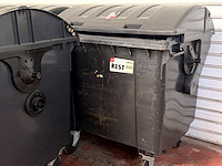 3x afvalcontainer van 1100 liter - afbeelding 4 van  4