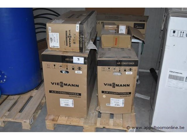 3x airconditioner, viessmann, vitoclima 300-s/he, werking niet gekend - afbeelding 1 van  4