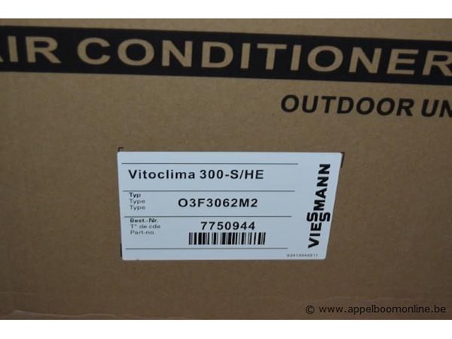 3x airconditioner, viessmann, vitoclima 300-s/he, werking niet gekend - afbeelding 3 van  4