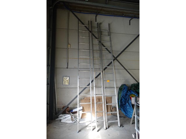 3x alu ladder - afbeelding 1 van  3