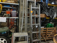 3x aluminium ladder - afbeelding 1 van  1
