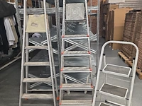 (3x) aluminium trapladders tubesca - afbeelding 2 van  5