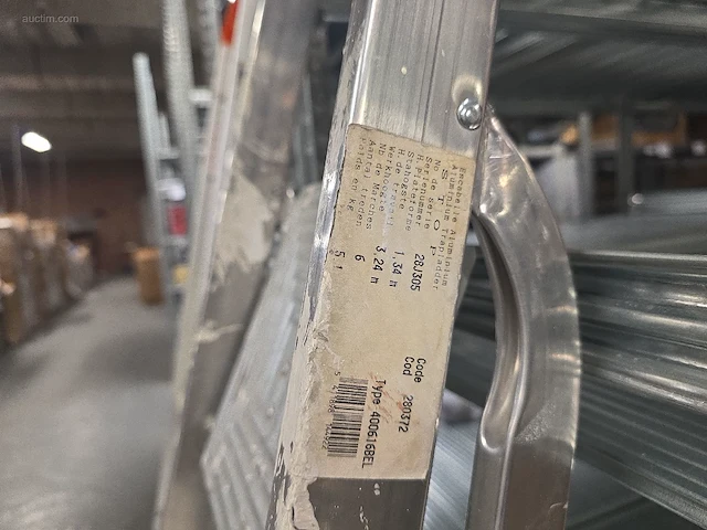 (3x) aluminium trapladders tubesca - afbeelding 4 van  5