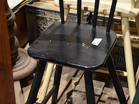 3x antieke hoge stoel - afbeelding 2 van  4