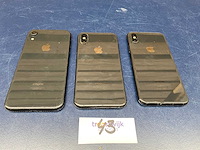 3x apple iphone, 2x iphone xs a2097, 1x iphone xr a2105 (gebarsten glas) - afbeelding 3 van  3