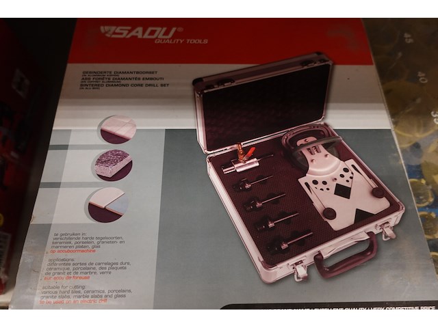 3x assortimet klokboor& diamantboor set - afbeelding 2 van  4