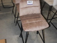 3x barstoel aurora karese camel - afbeelding 1 van  1