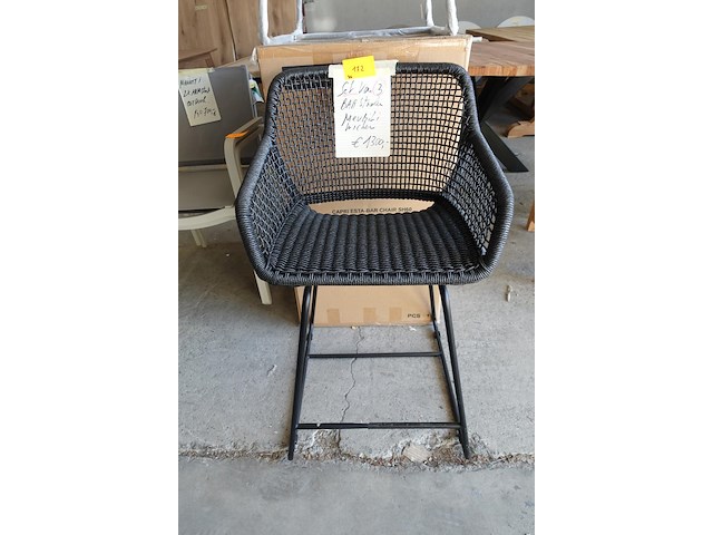 3x barstoel meubili - afbeelding 1 van  4