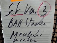 3x barstoel meubili - afbeelding 4 van  4