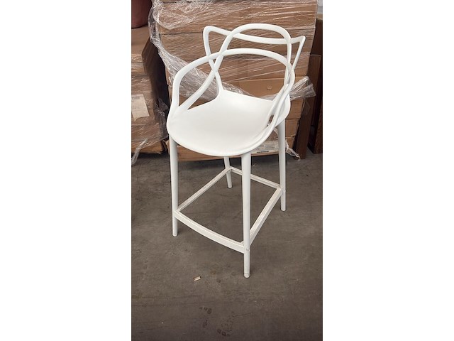 3x barstoel wit - afbeelding 1 van  1