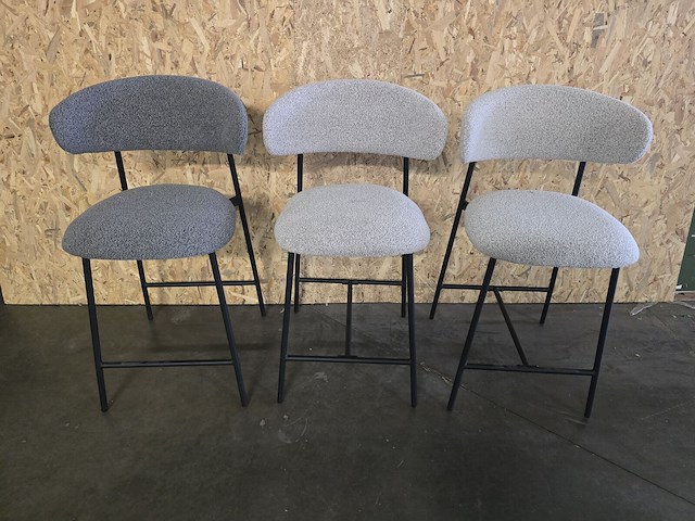 3x barstoel zithoogte 65cm - afbeelding 1 van  5