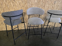 3x barstoel zithoogte 65cm - afbeelding 4 van  5