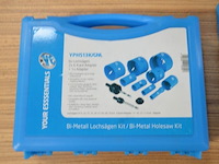 3x bi-metal holesaw kit yphs13k/gnl, 12 piece kit - afbeelding 2 van  3