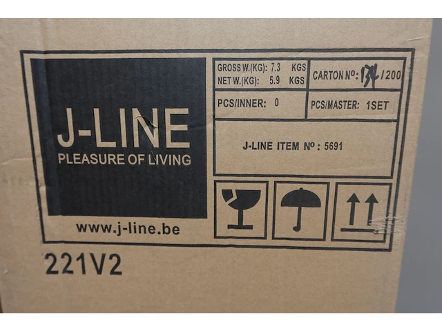 3x bijzettafel j-line - afbeelding 3 van  3