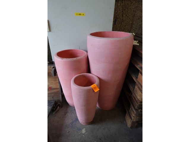 3x bloempot - afbeelding 1 van  5