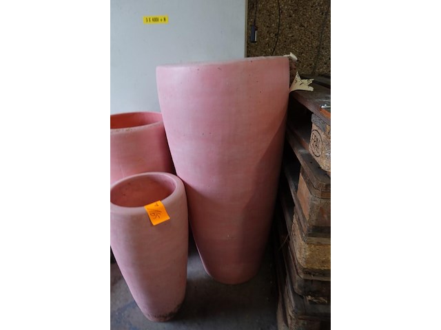 3x bloempot - afbeelding 2 van  5