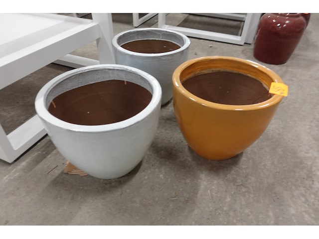 3x bloempot - afbeelding 2 van  4