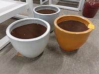 3x bloempot - afbeelding 2 van  4