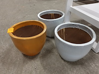 3x bloempot - afbeelding 3 van  4