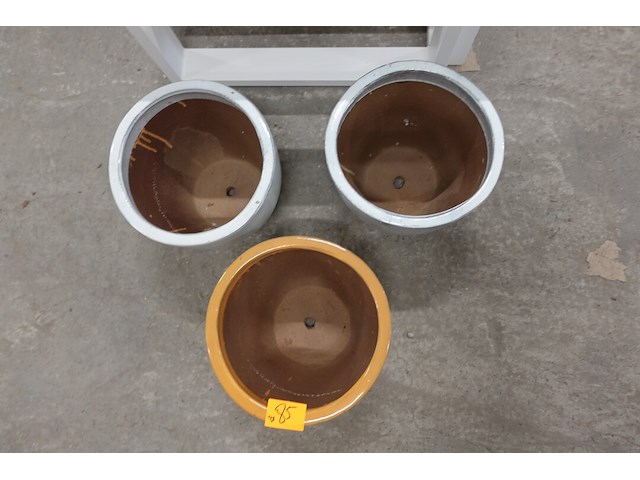3x bloempot - afbeelding 4 van  4