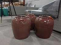 3x bloempot - afbeelding 1 van  2