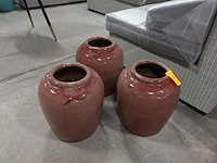 3x bloempot - afbeelding 2 van  2