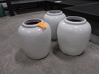 3x bloempot - afbeelding 1 van  2