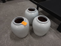 3x bloempot - afbeelding 2 van  2