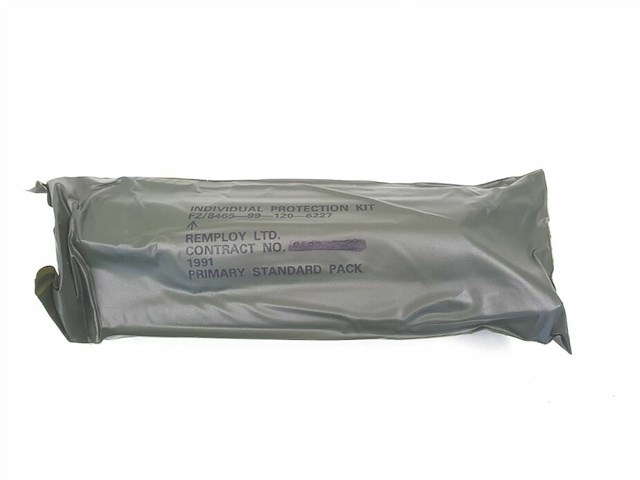 (3x) brits leger ipk tarp/grondzeil legergroen met bevestigingsmateriaal - afbeelding 2 van  5
