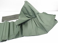 (3x) brits leger ipk tarp/grondzeil legergroen met bevestigingsmateriaal - afbeelding 5 van  5